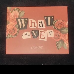 ColourPop Whatever Palette with Floral and Leopard Design
